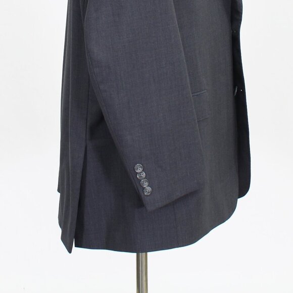 Giles & Jasper 50R Gray Solid 2-Button Sport Coat Blazer Jacket P347 - Picture 6 of 11